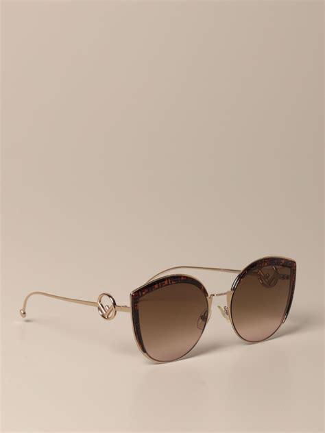 fendi womens glasses metal|authentic Fendi sunglasses.